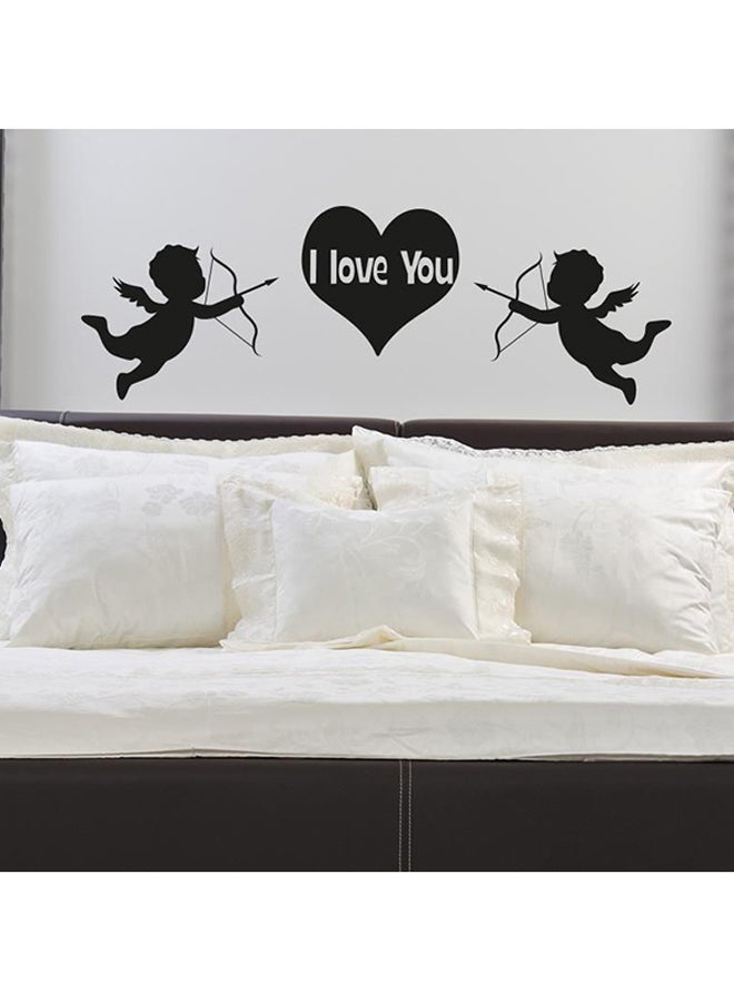 Self-Adhesive Wall Decorative Sticker Black 40 x 25cm