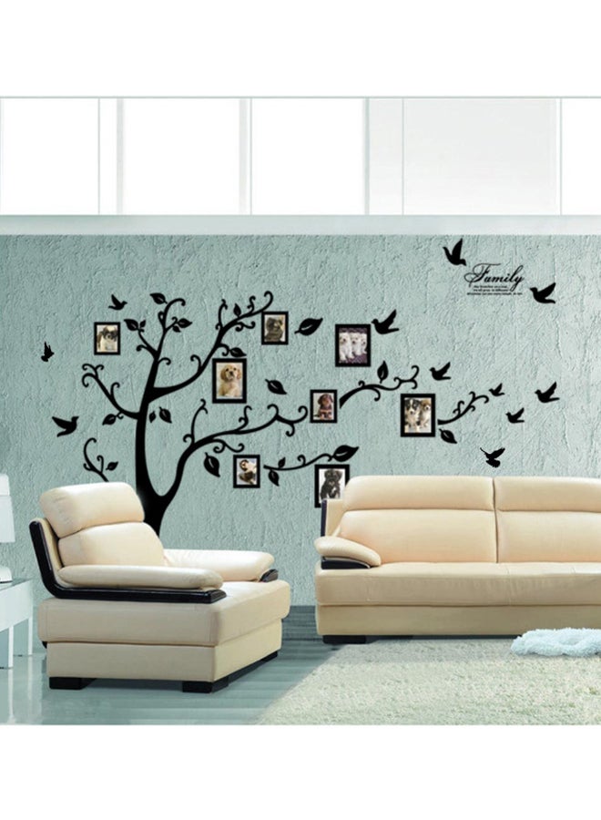 3D Photo Frames Family Tree Wall Sticker Black 32 x 5.5cm  - Image 2