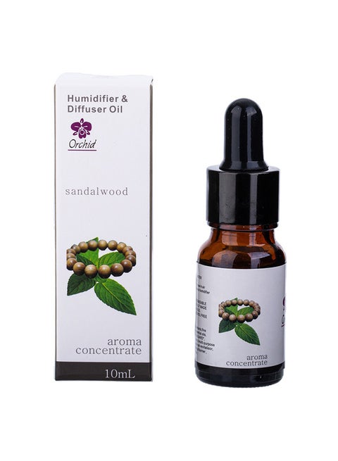Humidifier And Diffuser Sandalwood Oil 10ML White 9cm