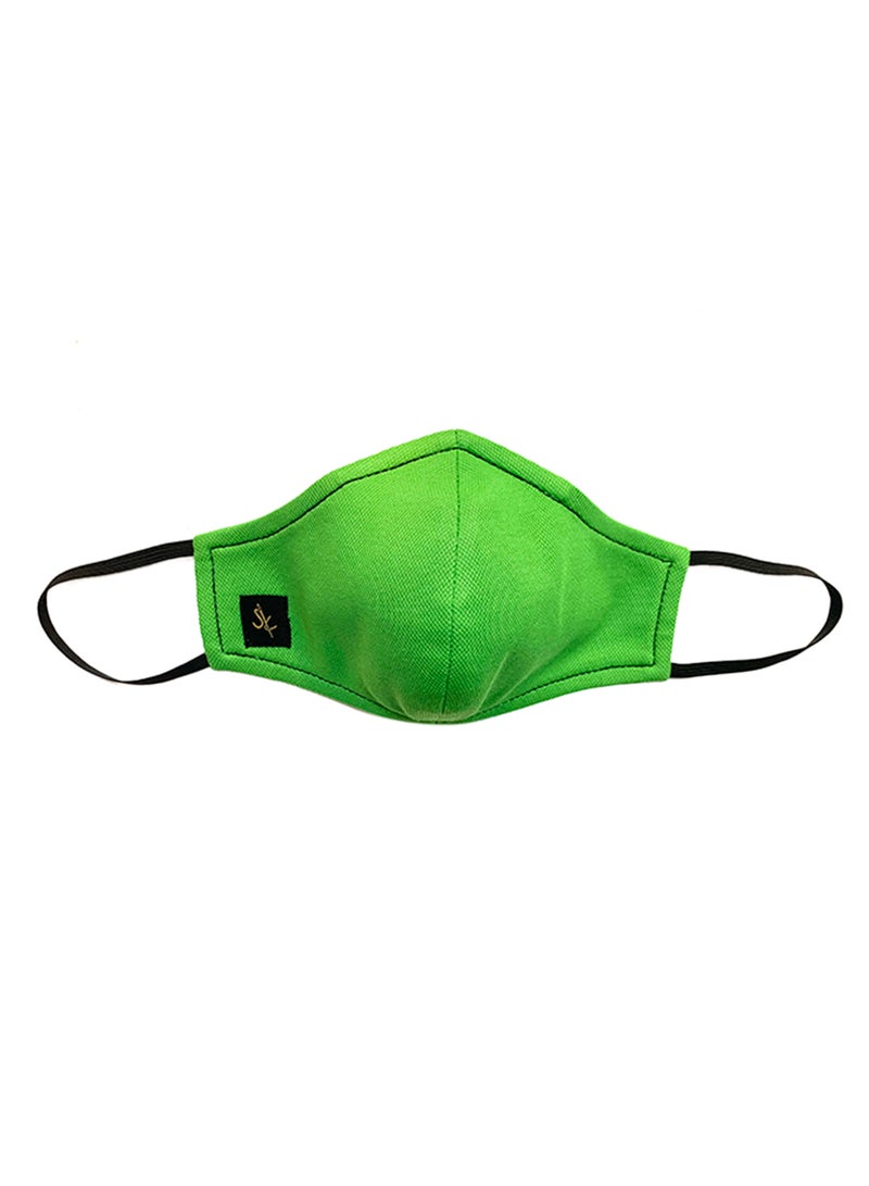 Sana'a Kayum - Reusable Face Mask Small Leaf Green - Image 1