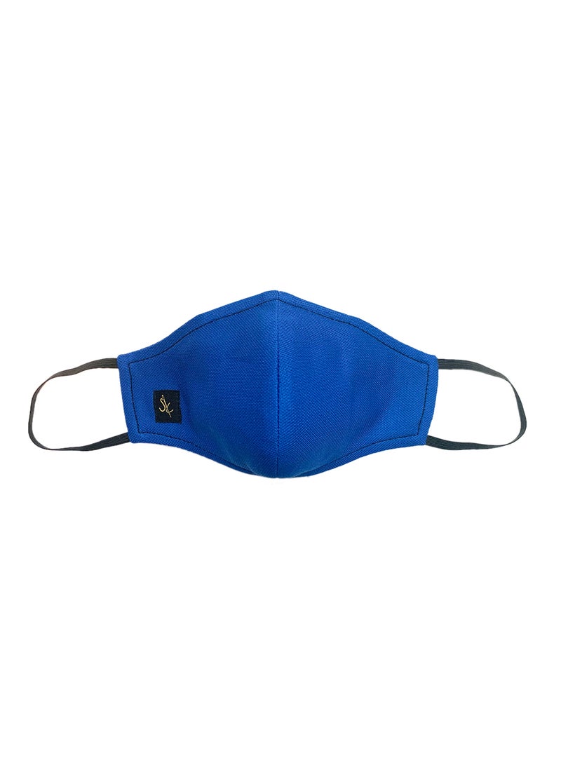 Sana'a Kayum Reusable Face Mask Medium Royal Blue - Image 1