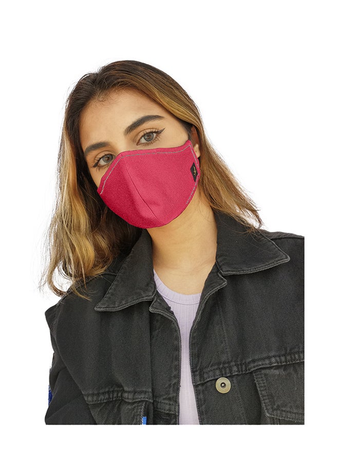 Sana'a Kayum Reusable Face Mask Small Fuchsia - Image 2