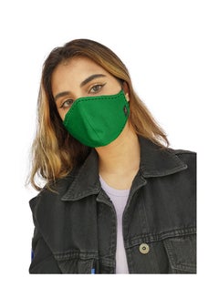 Sana'a Kayum Reusable Face Mask Medium Emirates Green  - Image 2
