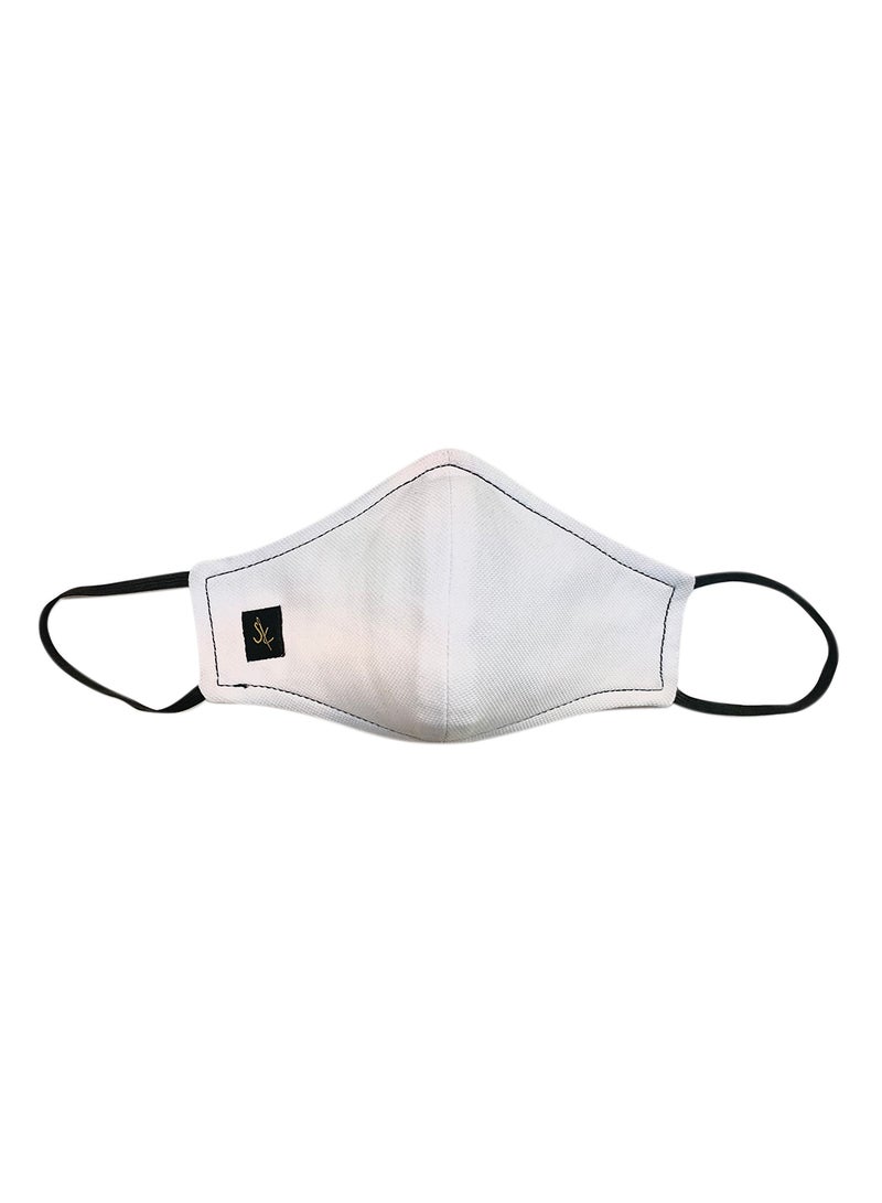 Sana'a Kayum Reusable Face Mask Medium White - Image 1