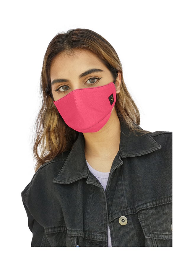 Sana'a Kayum Reusable Face Mask Medium Fuchsia - Image 2