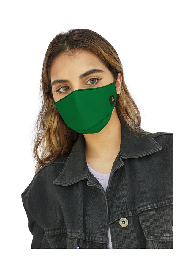 Sana'a Kayum - Reusable Face Mask Small Emirates Green - Image 1
