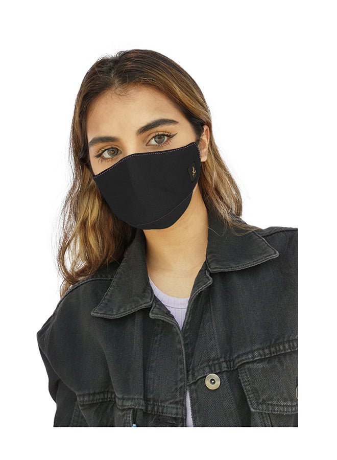 Sana'a Kayum Reusable Face Mask Medium Dark Grey - Image 2