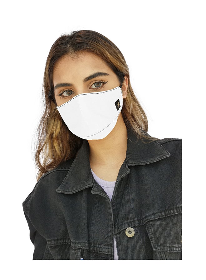 Sana'a Kayum - Reusable Face Mask Small White - Image 1