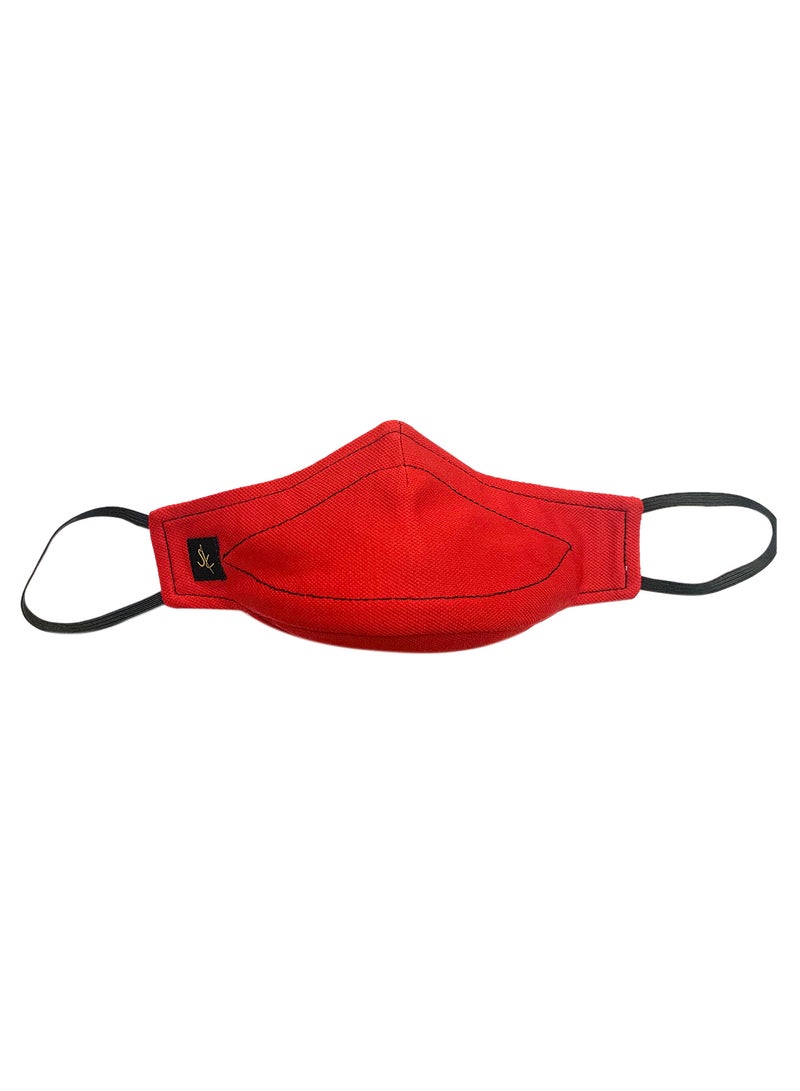 Sana'a Kayum Reusable Face Mask Small Warm Red - Image 1
