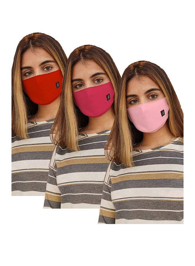 سناء كايوم كمامة الوجه القابلة لإعادة الاستخدام قياس صغير متعدد الألوان - Image 2