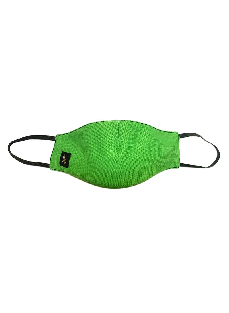 Sana'a Kayum - Reusable Face Mask Small Leaf Green - Image 1