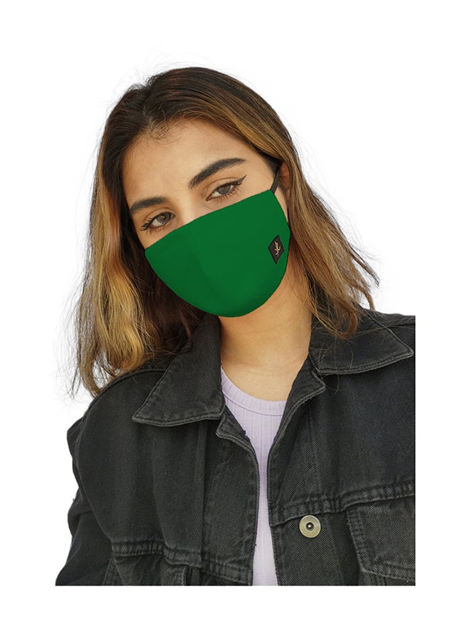 Sana'a Kayum Reusable Face Mask Small Emirates Green  - Image 2