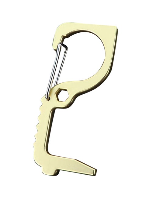 Portable Multi-Functional Contactless Door Opener Gold 3cm