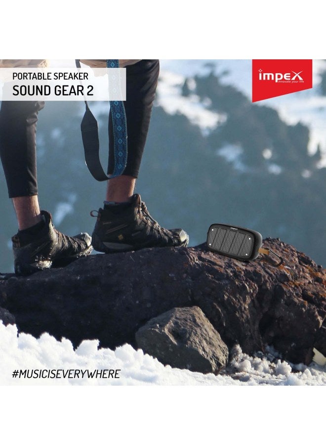 Impex Sound Gear 2 Bluetooth Speaker Black - Image 3