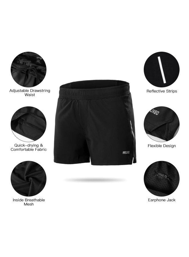 ARSUXEO Elastic Workout Shorts S  - Image 3