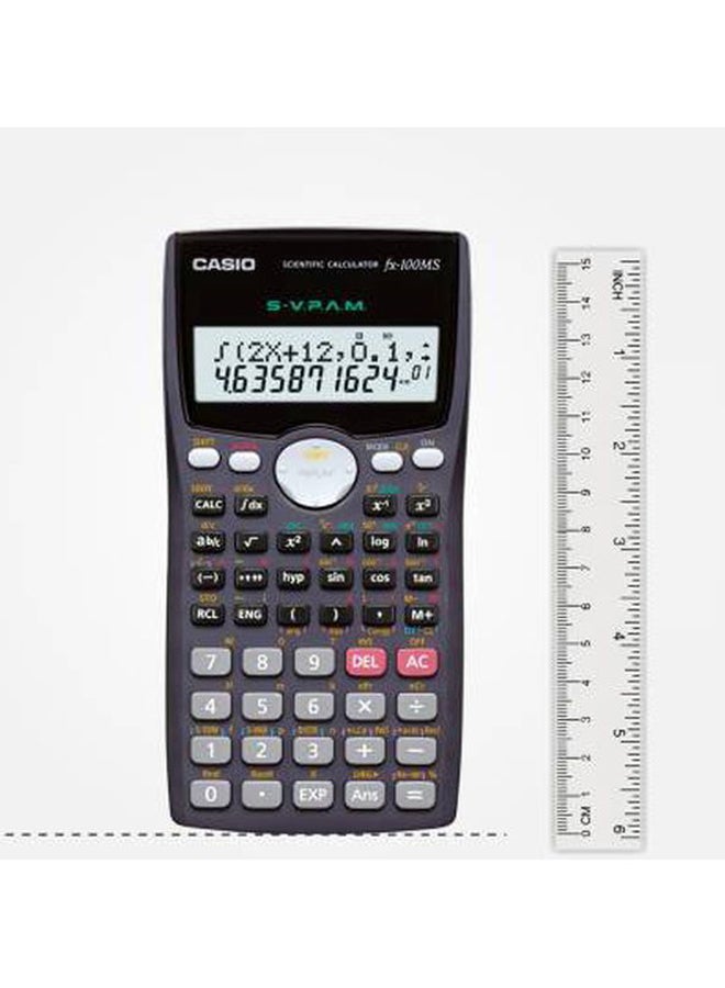 CASIO 12-Digit Dot Matrix Display Scientific Calculator Grey/Black - Image 2