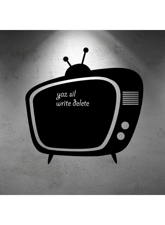 بوشي ملصق جداري من الفينيل للديكور بتصميم تلفزيون أسود 50x40سم - Image 2