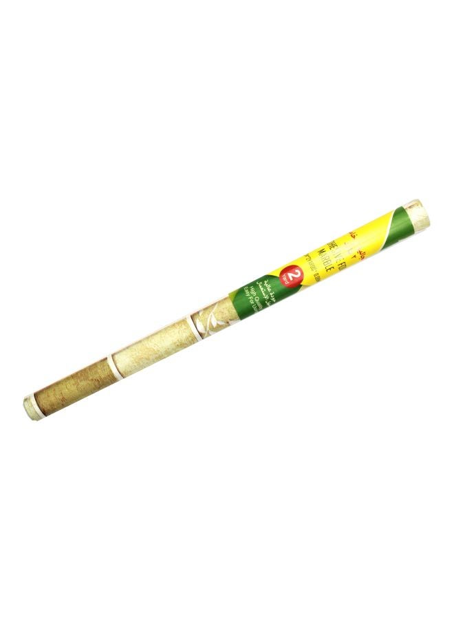 ماسكو لفة ذاتية اللصق للديكور على شكل رخام أخضر/ذهبي - Image 1