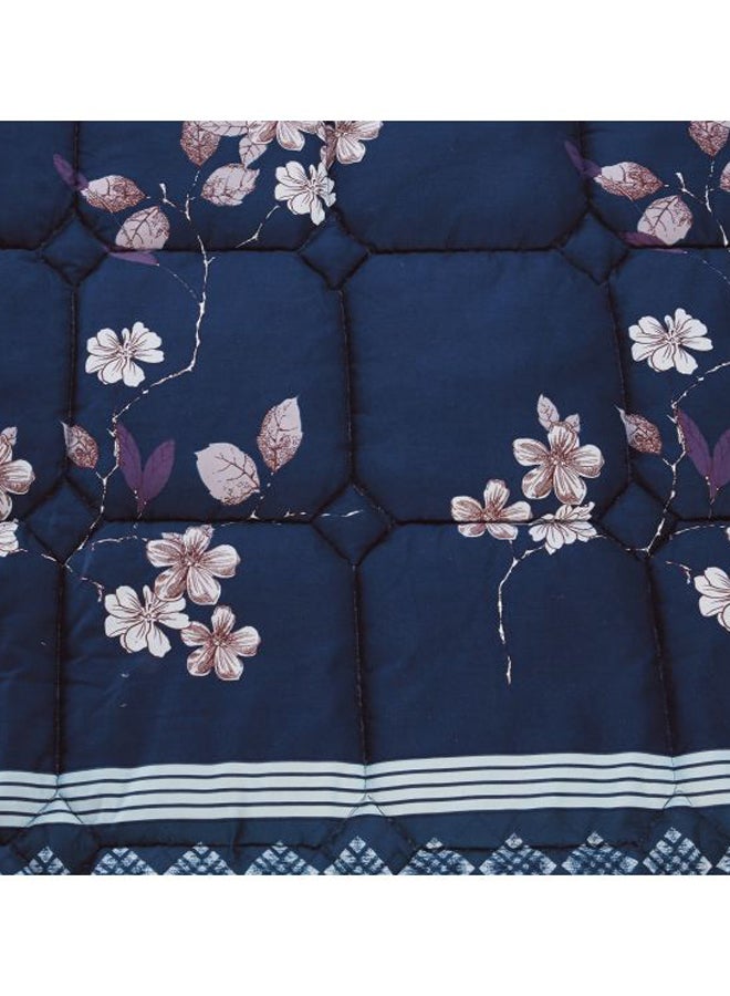 Sleep night 6-Piece Printed Comforter Set Polyester Blue/Purple/Brown King - Image 4