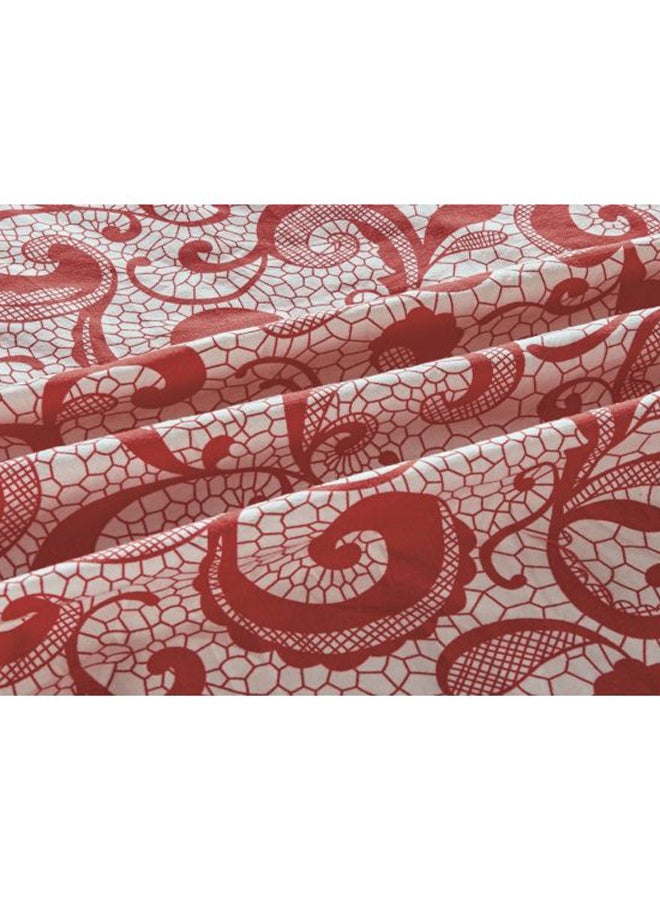 6-Piece Printed Comforter Set Polyester Red/White Twin - v1596008079/N39532242A_3