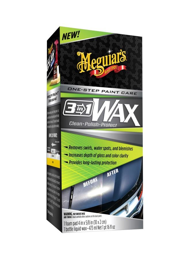 Meguiar's 3-in-1 Liquid Wax With Foam Pad  - Image 2