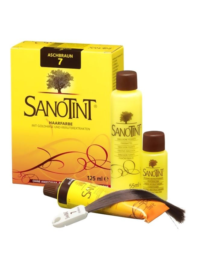 سانوتينت صبغة شعر كلاسيكية دائمة 07 بني آش Color Paste 55, Fixer 55, Revitalizing Balm 15ملليلتر  - Image 1
