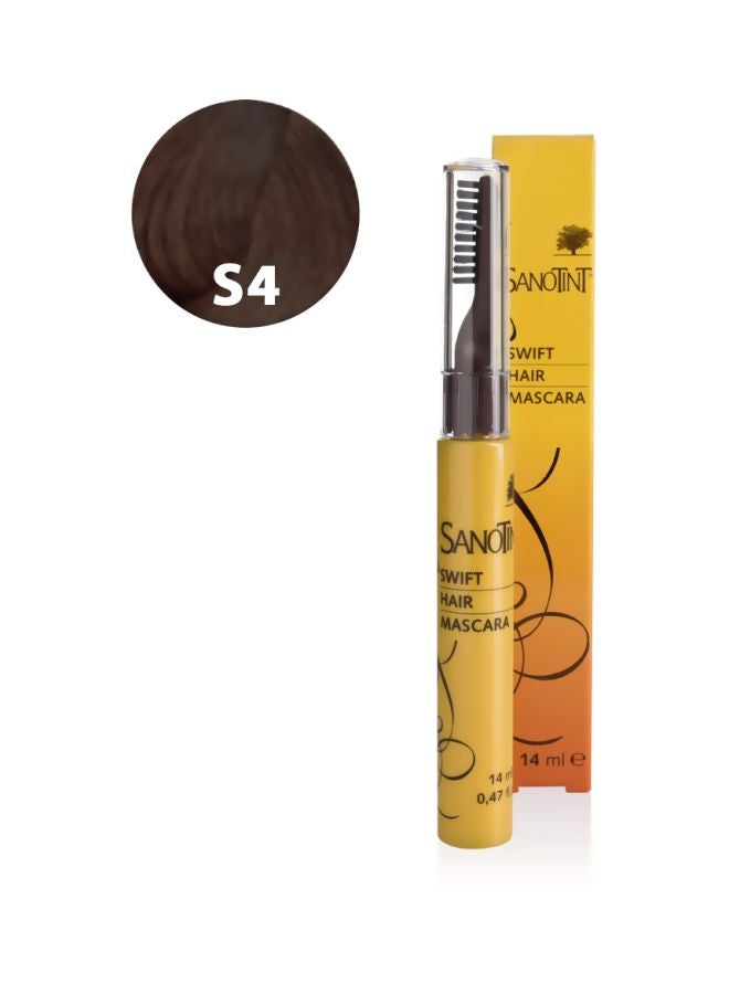 Sanotint Swift Hair Mascara S4 Light Brown 14ml  - Image 2