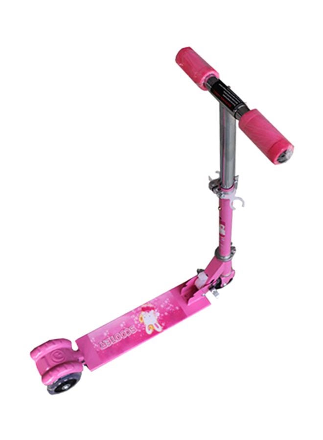 Cool Baby Adjustable Folding Kick Scooter Pink 50x26x68cm - Image 1