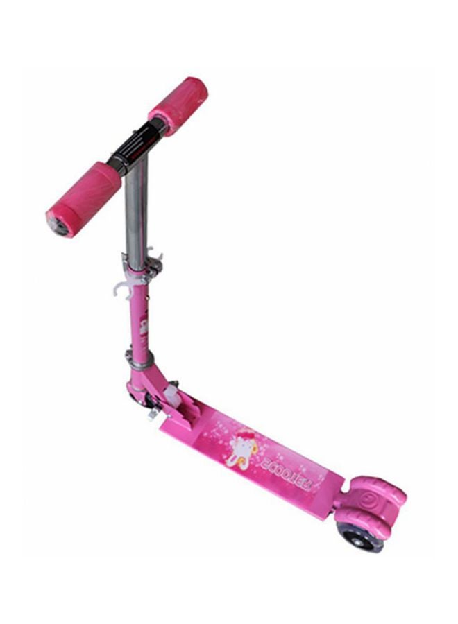 Cool Baby Adjustable Folding Kick Scooter Pink 50x26x68cm - Image 2
