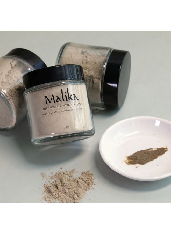 Malika Deep Pore Cleansing Clay Mask 100grams - Image 4