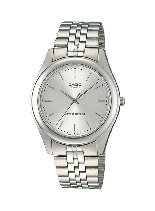 CASIO Men's Enticer Analog Watch MTP-1129A-7ADF - 36 mm - Silver - Image 1