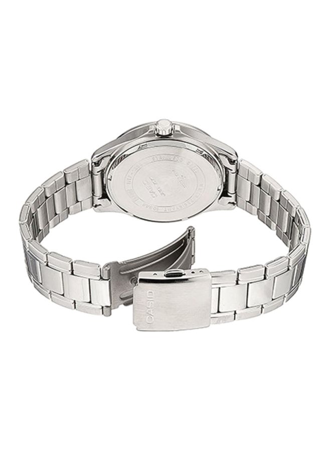 كاسيو ساعة يد إنتيسر بعقارب طراز MTP-1384D-7AVDF - 47 مم - فضي للرجال - Image 2