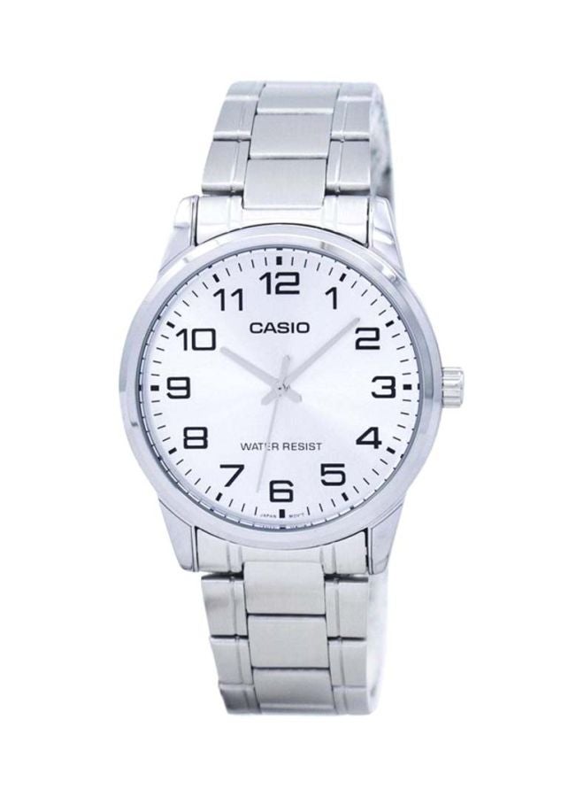 CASIO Women's Dress Collection Water Resistant Analog Watch LTP V001D 7B - 31 mm - Silver - Image 1
