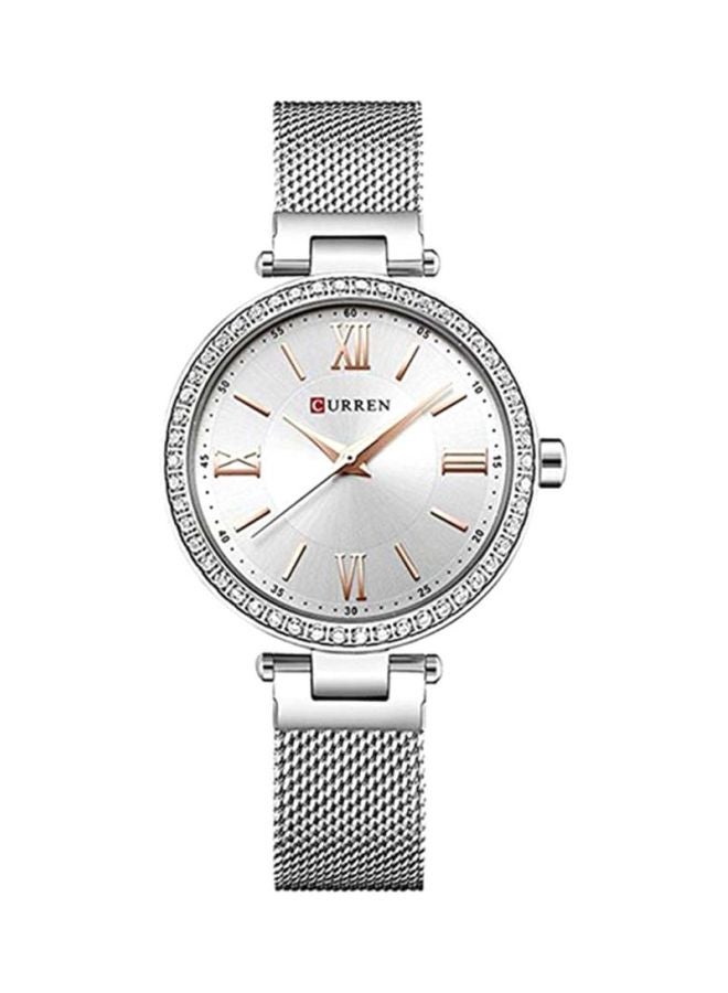 CURREN - women Water Resistant Analog Watch WT-CU-9011-SLD2 - 26 mm - Silver - Image 1