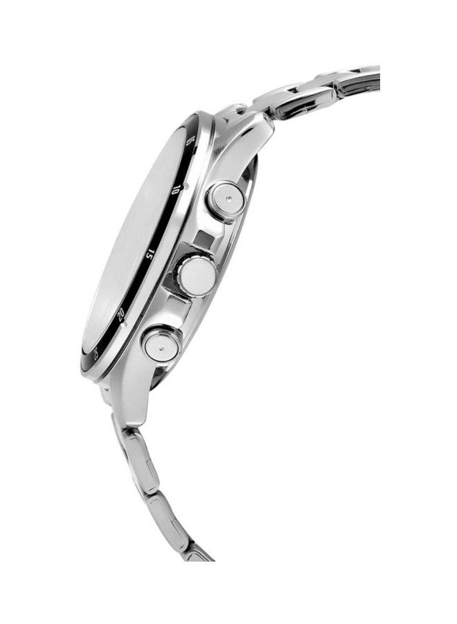 كاسيو ساعة يد إنتايسر بعقارب طراز MTP-1374D-1 - مقاس 44 مم - لون فضي للرجال - Image 3