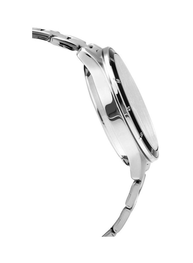 كاسيو ساعة يد إنتايسر بعقارب طراز MTP-1374D-1 - مقاس 44 مم - لون فضي للرجال - Image 4