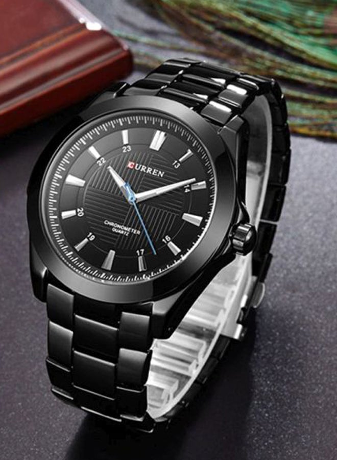 CURREN men Water Resistant Analog Watch 8109HH - 46 mm - Black - Image 4