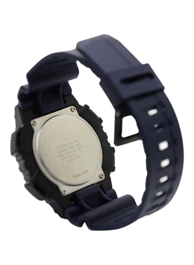 كاسيو ساعة يد شبابية بعقارب ورقمية طراز AQ-S810W-2A2 - قياس 47 مم - لون أزرق للرجال - Image 2