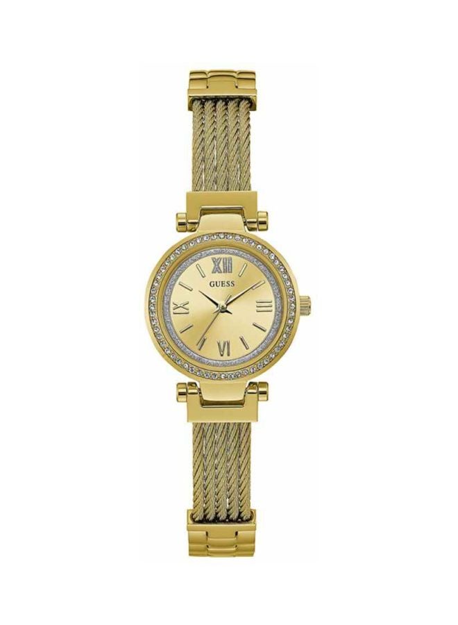 GUESS women Stone Studded Analog Watch W1009L2 - Image 1