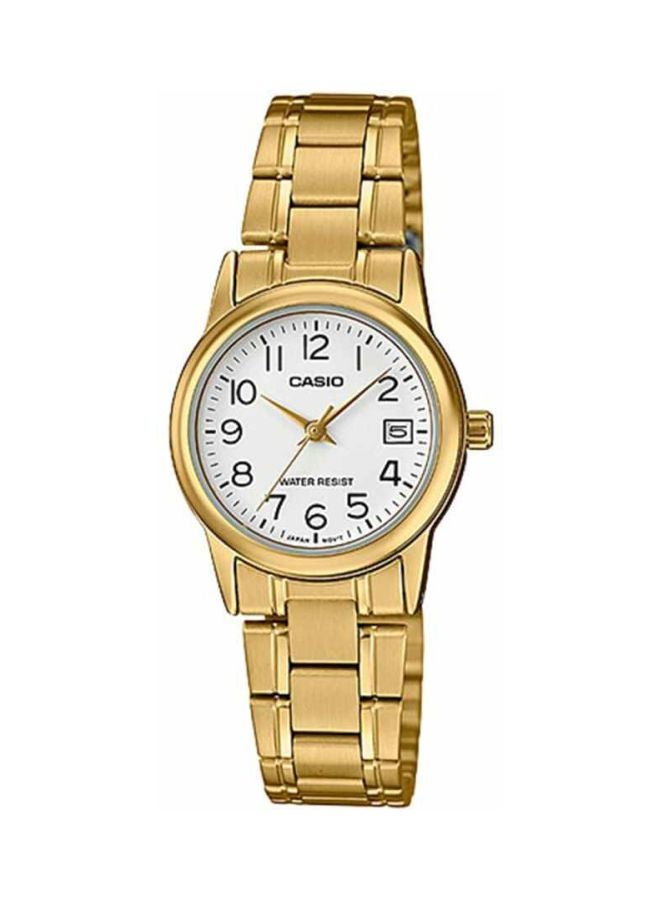 CASIO Women's Stainless Steel Analog Watch LTP-V002G-7 - Image 1
