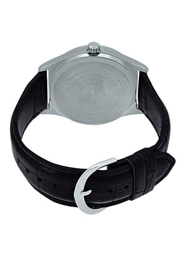 CASIO Men's Dress Analog Watch MTP-V006L-1BUDF - 38 mm - Black - Image 2