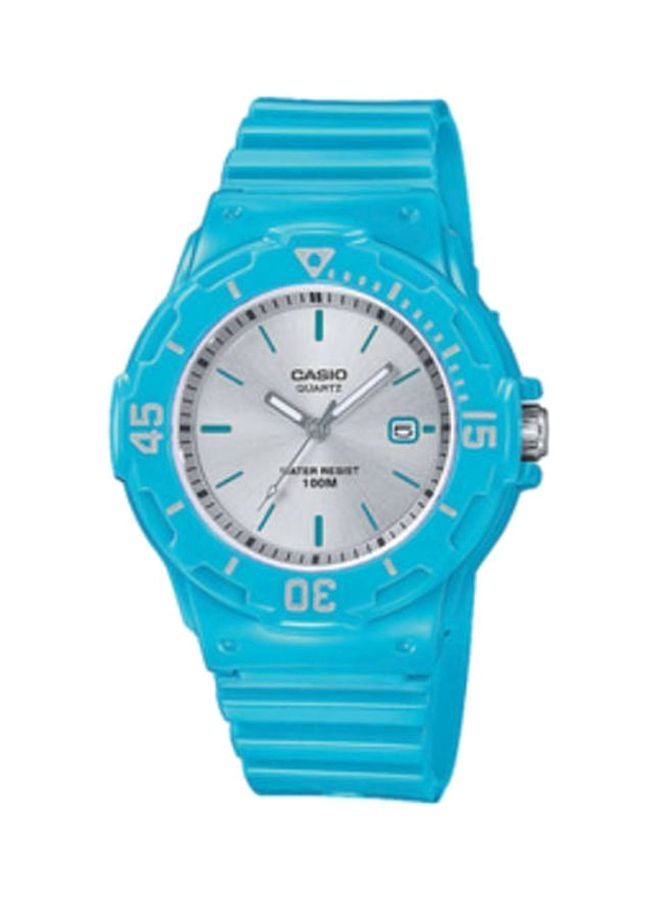 CASIO Women's Youth Analog Watch LRW200H-2E3 - 34 mm - Blue - Image 1