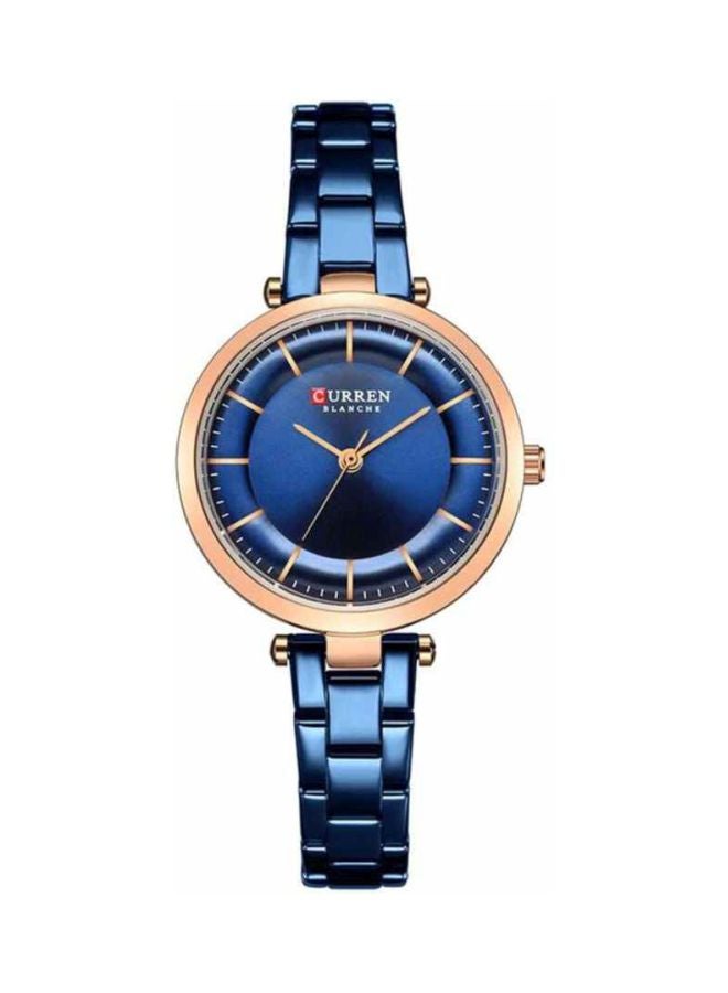 CURREN - unisex Water Resistant Analog Watch 9054 - 30 mm - Blue - Image 1
