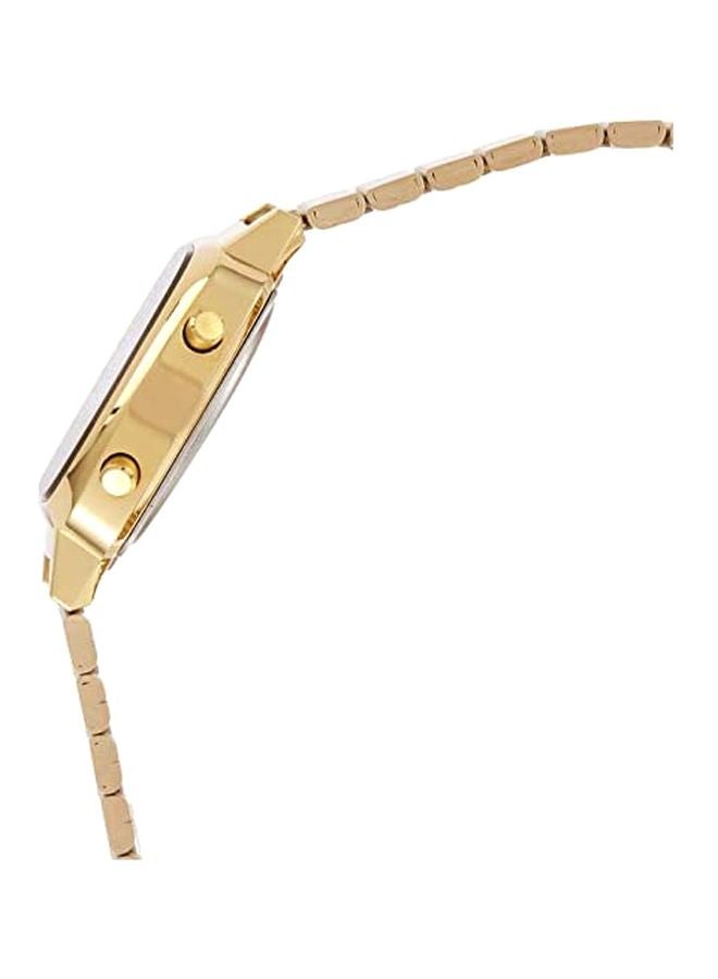 كاسيو ساعة يد رقمية للشباب LA670WGA-9D- 670WGA-9D - قياس 30 مم - لون ذهبي للنساء - Image 3