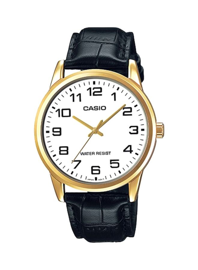 CASIO Men's Dress Analog Watch MTP-V001GL-7 - 45 mm - Black - Image 1