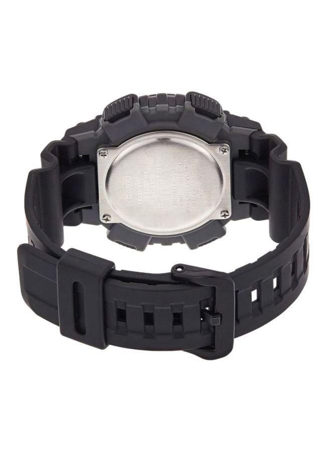 كاسيو ساعة يد شبابية بعقارب ورقمية طراز AEQ-110W-1AVDF - 52 مم - أسود للرجال - Image 2