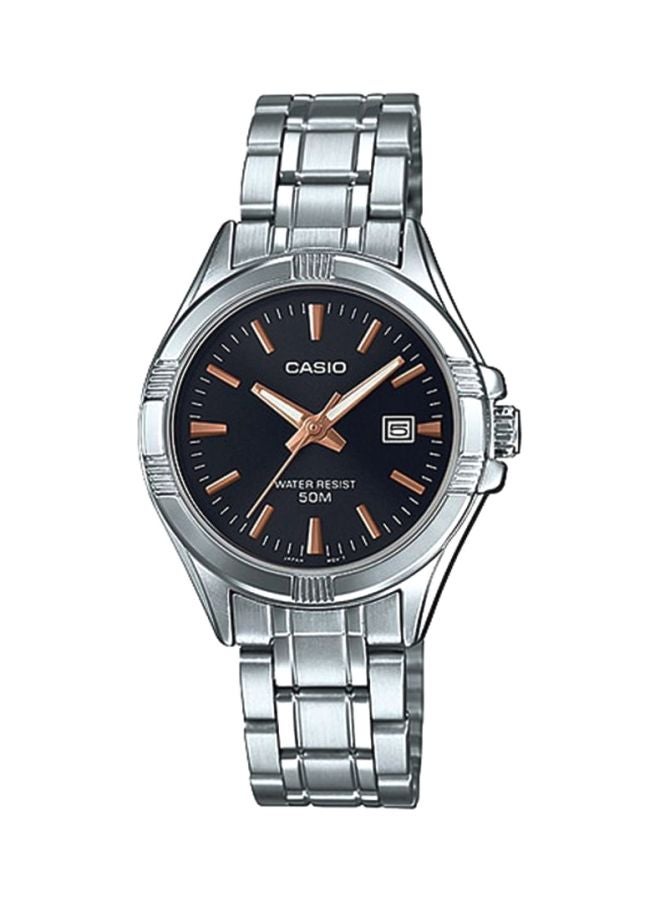 CASIO Men's Dress Analog Watch MTP-1308D-1A2VDF - 49 mm - Silver - Image 1