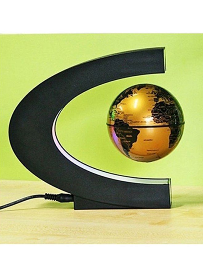 OUTAD Levitation Anti Gravity Globe World Map With LED Light Gold 215x100x200ml - Image 3