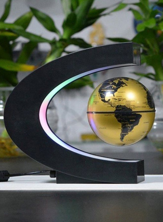 OUTAD Levitation Anti Gravity Globe World Map With LED Light Gold 215x100x200ml - Image 4