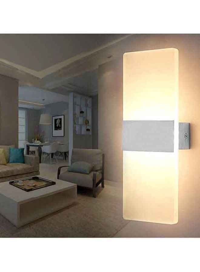 OUTAD Rectangular Shape LED Wall Lamp Warm White 220x40x110mm - Image 3